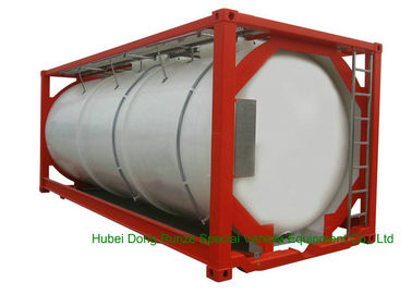 China 316 Stainless Steel 20 FT ISO Bulk Liquid Tank Container For Hazardous Liquids supplier
