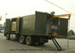 Enclosed HOWO Mobile Workshop Truck Multifunctional  6x4 for Vehicle Maintenance supplier