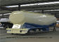 V Shaped Cement Powder Tanker Transport Trailer With Diesel Engine Air Compressor  supplier