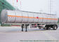 Stainless Steel Edible Oil Tank Semi Trailer For Edible Oil Transport  33Kl - 47K Liter with Insulating Layer  supplier